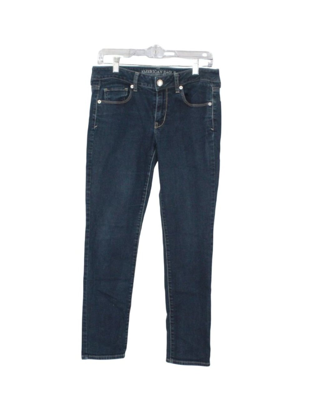 American Eagle Outfitters Dark Wash Stretch Women's Skinny Jeans Size 8 Short